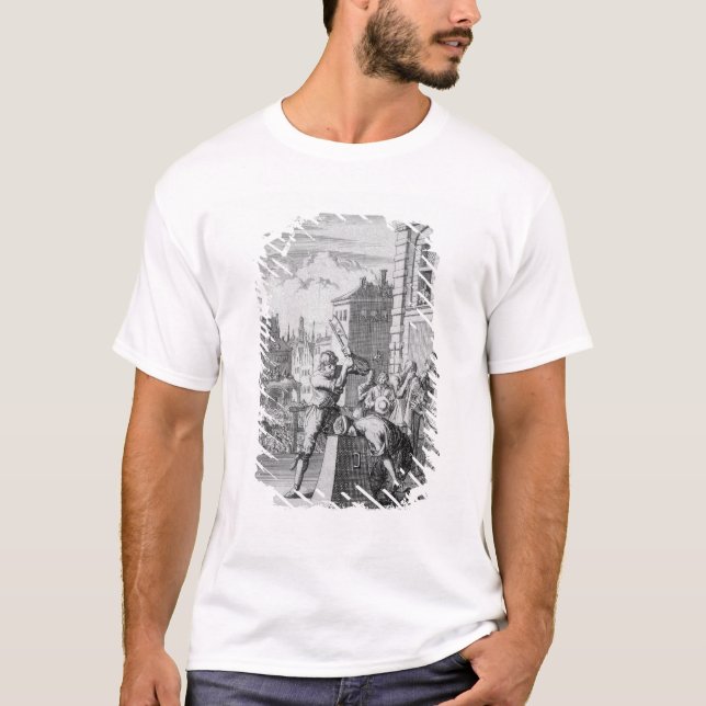 De Riven skyddar T Shirt (Framsida)