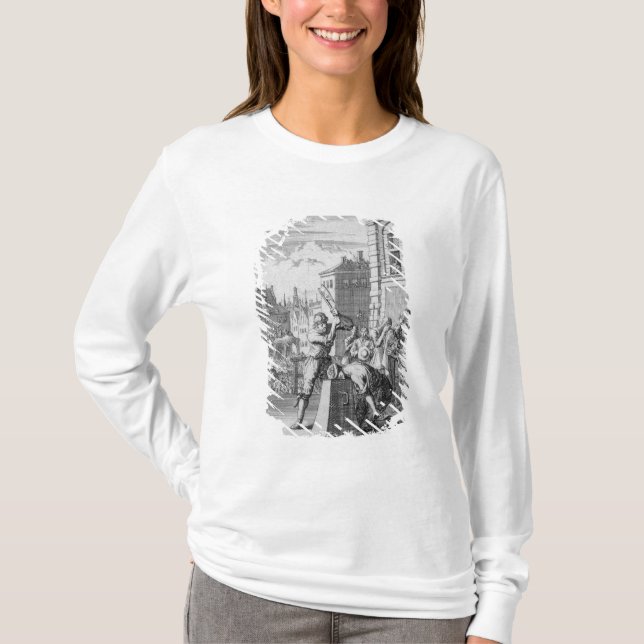 De Riven skyddar T-shirt (Framsida)