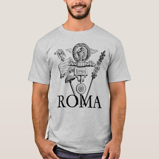 De romerska normana (sid2) t shirt (Framsida)