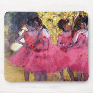De rosa dansöserna, före baletten av Edgar Degas Musmatta