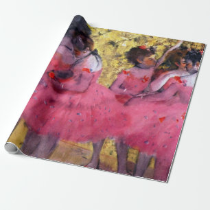 De rosa dansöserna, före baletten av Edgar Degas Presentpapper