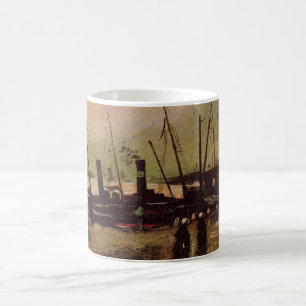 De Ruijterkade i Amsterdam av Vincent van Gogh Kaffemugg