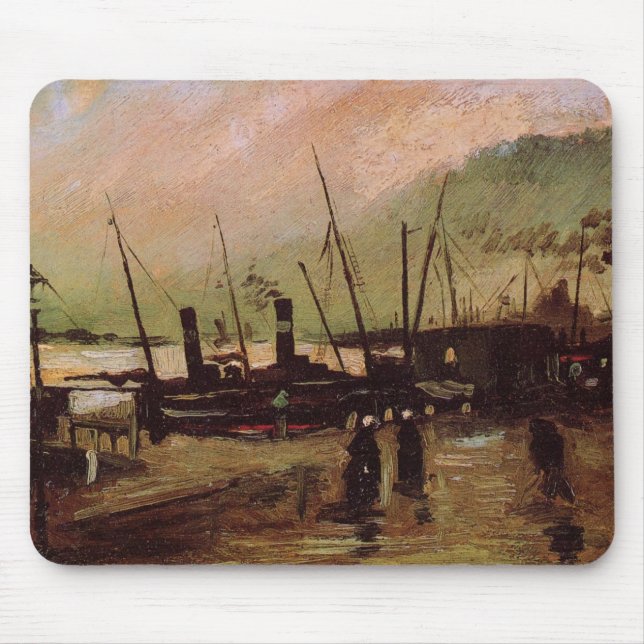 De Ruijterkade i Amsterdam av Vincent van Gogh Musmatta (Framsidan)