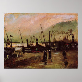 De Ruijterkade i Amsterdam av Vincent van Gogh Poster