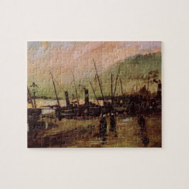 De Ruijterkade i Amsterdam av Vincent van Gogh Pussel