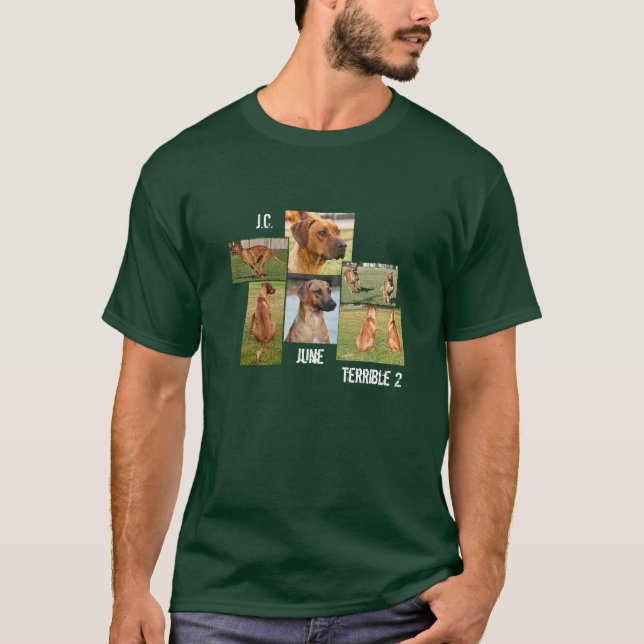 De ruskiga tvåna tee shirt (Framsida)