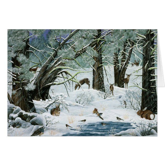 De sa att det inte skulle snö hälsningskort (Framsidan Horizontal)