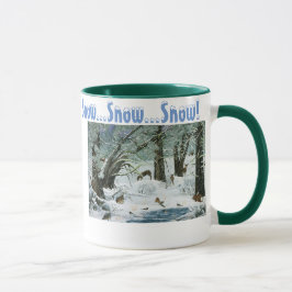 De Sa Att Det Inte Skulle Snö Mug Mugg