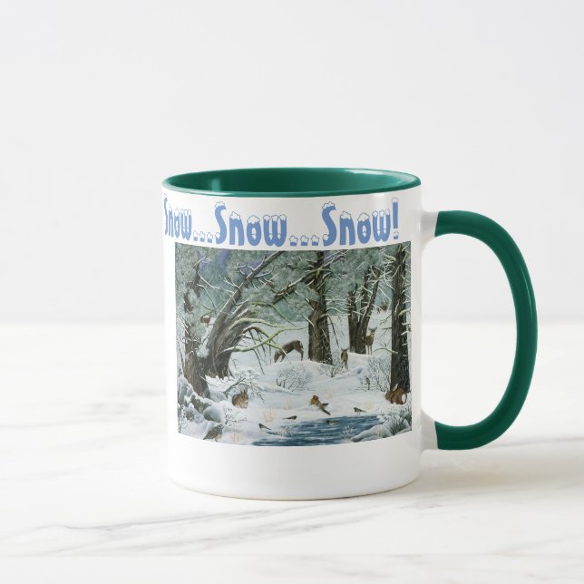 De Sa Att Det Inte Skulle Snö Mug Mugg (Höger)