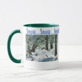 De Sa Att Det Inte Skulle Snö Mug Mugg