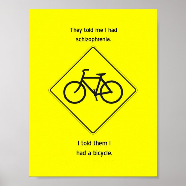 "De sa att jag hade schizofreni" Poster (Framsidan)