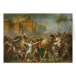 De Sabine kvinnorna, 1799 Hälsningskort