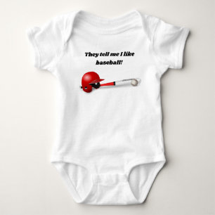 De säger att jag gillar Baseball Baby Bodykostym T Shirt