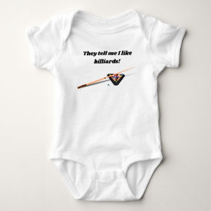 De säger att jag gillar Billiards Baby Bodykostym T Shirt
