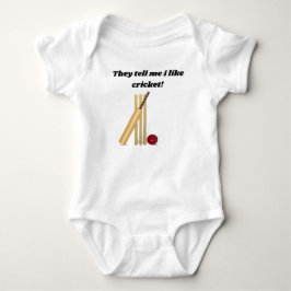 De säger att jag gillar Cricket T Shirt