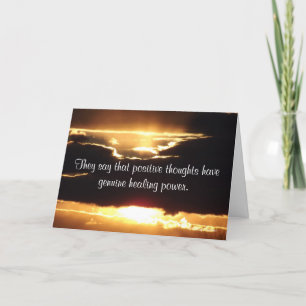 De säger att positiva tankar har fått bra kort