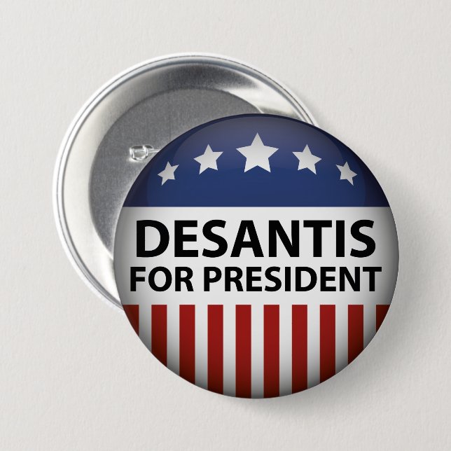 De Santis for President Knapp (Framsida & baksida)