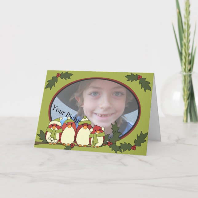 De semestrar fåglar helgkort (Framsida)