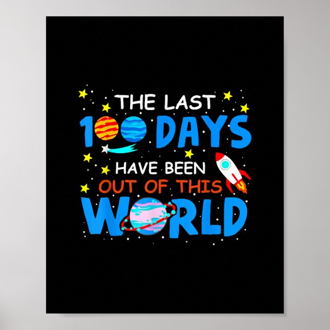 De senaste 100 dagarna har varit ute ur världen -  poster (Framsidan)