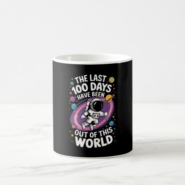 De senaste 100 dagarna har varit utom denna värld kaffemugg (Center)