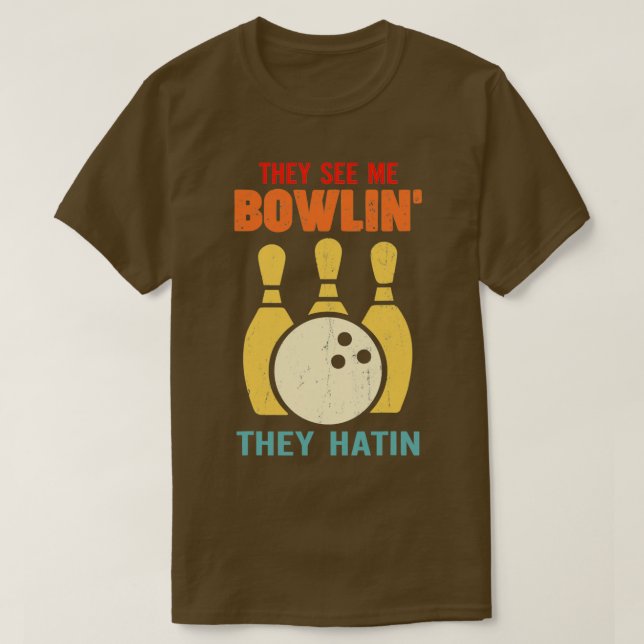 De ser mig Bowling... T Shirt (Design framsida)