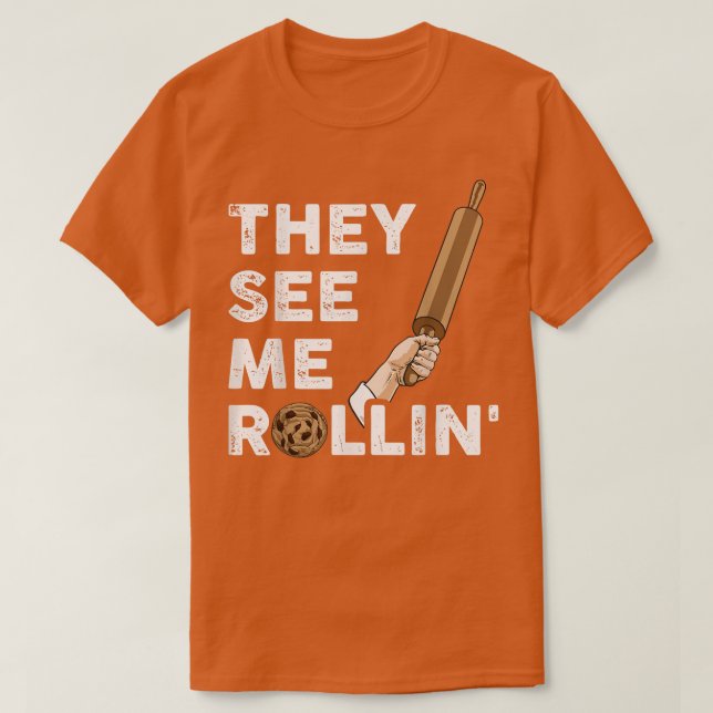 De ser mig Rollin Baking T-Shirt (Design framsida)