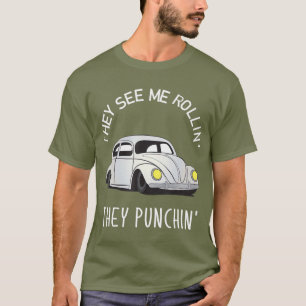 De ser mig Rollin De slår in Coola Design T Shirt