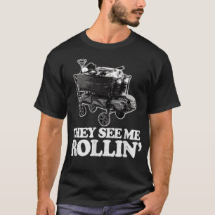 De ser mig Rollin, Funny Ballpark Wagon Softball T Shirt