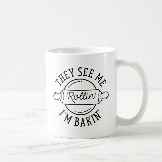 De ser mig Rollin" Kaffemugg (Höger)