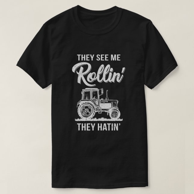De ser mig rulla de hatingruppen t shirt (Design framsida)