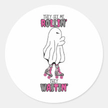 De ser mig rulla in.. de väntar på rosa retro-spök