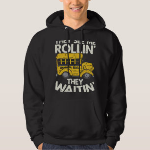 De ser mig rulla in i Buss Hoodie
