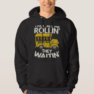 De ser mig rulla in i Buss Hoodie