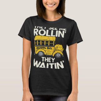 De ser mig rulla in i Buss T Shirt
