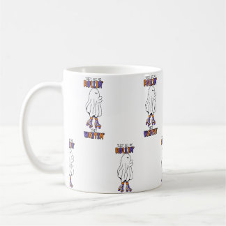 De ser mig rulla in och väntar på Retro Ghost. Kaffemugg
