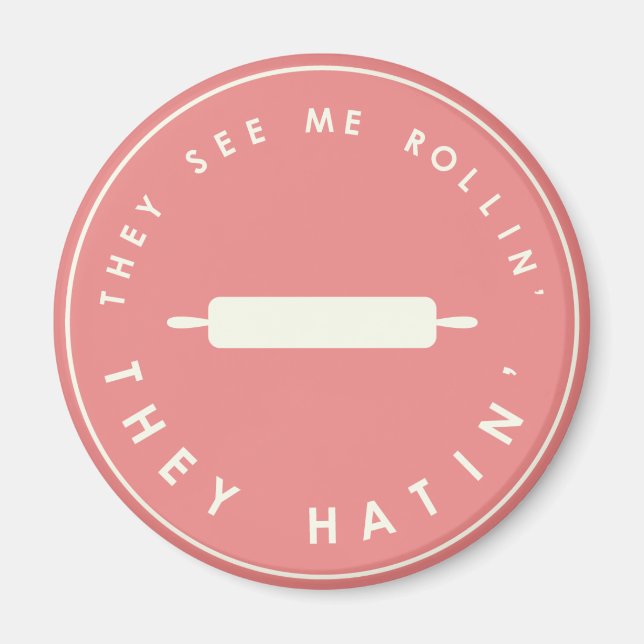 De ser mig rullin. magnet (Framsidan)