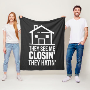 De ser mig stänga Realtor Gods Agent Fleecefilt