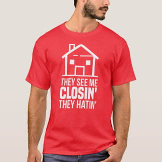 De ser mig stänga Realtor Gods Agent T Shirt