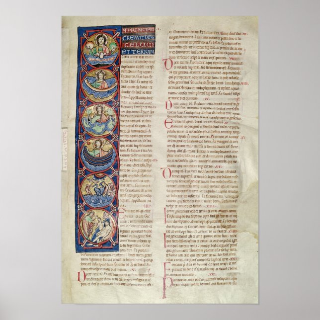 De sex dagarna av skapandet poster (Framsidan)