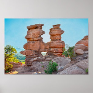 De siamesiska Twillingarna Forformation, Colorado Poster