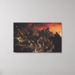 De sist dagarna av Pompeii Canvastryck