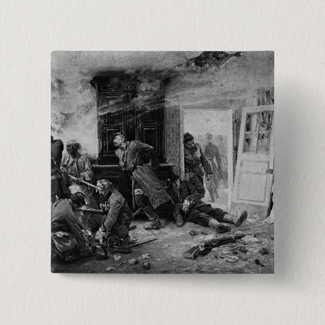 De sist kassetterna på Balan nära Sedan, 1870 Knapp (Framsida)