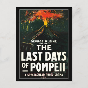"De sista dagarna av Pompeji" Bild i Rörelse Poste Vykort
