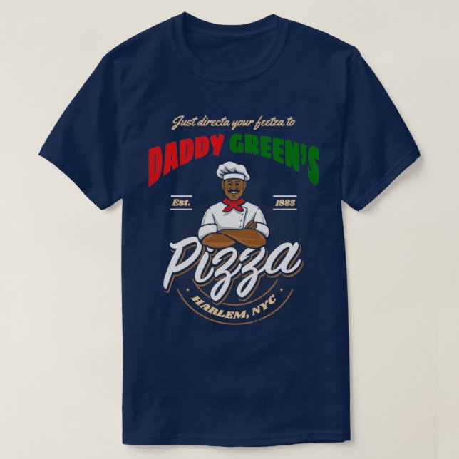 De sista Dragon-Gröntarna Pizza T Shirt (Design framsida)