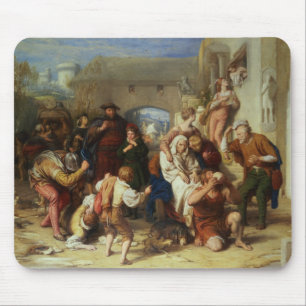 De sju åldrarna av manen, 1835-8 (olja) musmatta
