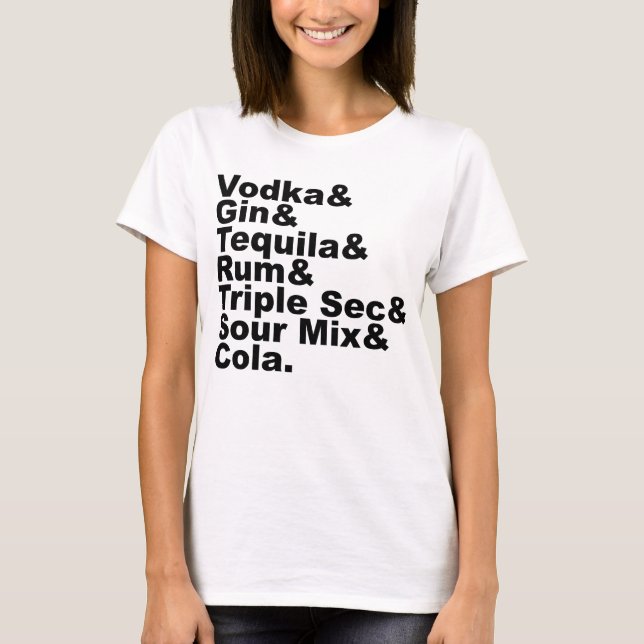 De sju ingredienserna i ett Lö Iced Tea Tee Shirt (Framsida)