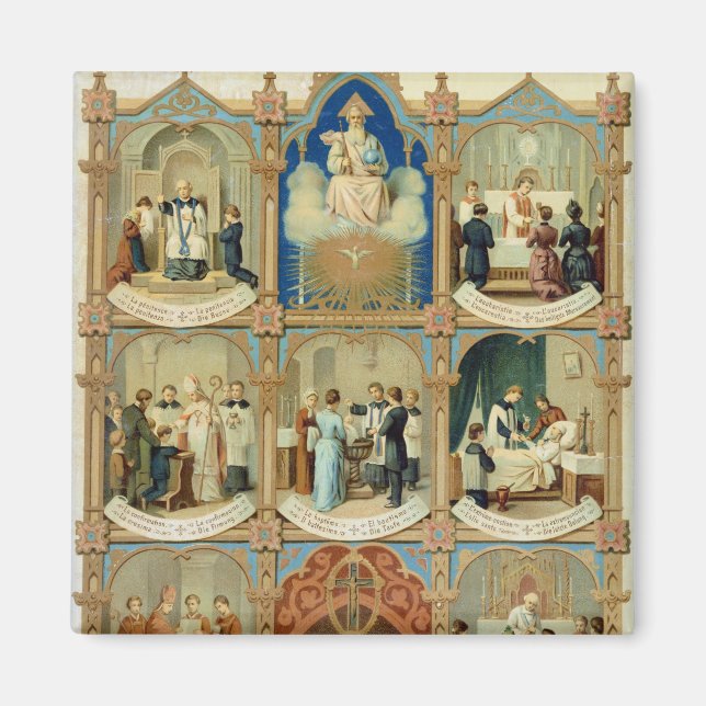 De sju offren magnet (Framsidan)