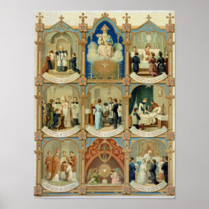 De sju offren poster