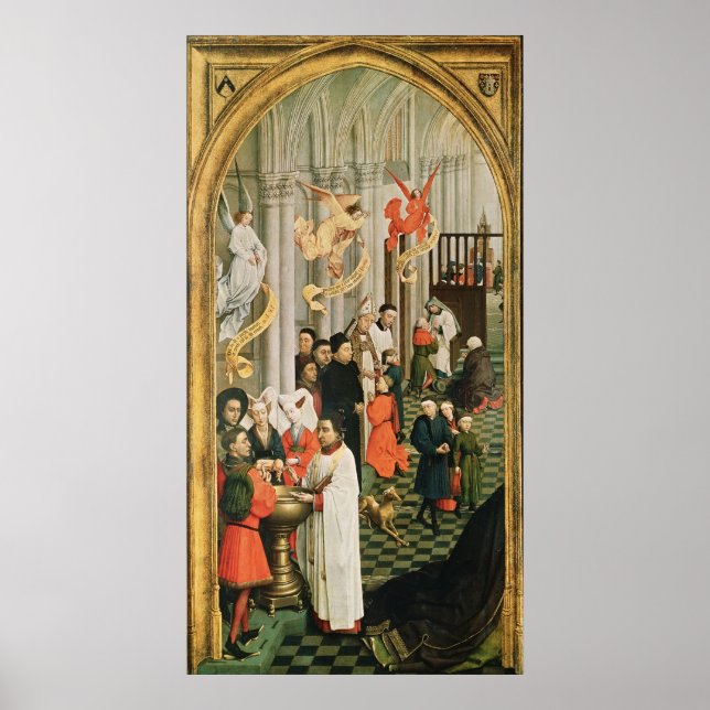 De sju Sacraments Altarstycke Poster (Framsidan)