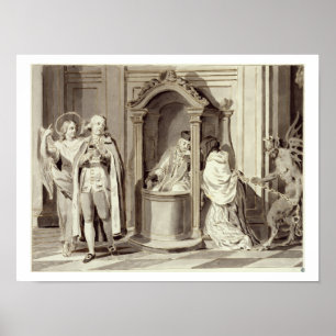 De sju sacramentsna: Bikt 1779 (skriva, bryna Poster